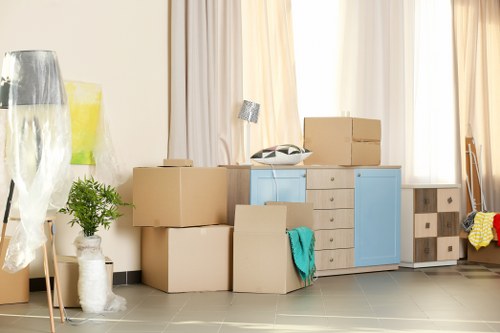 Removal team planning a home move in Colliers Wood