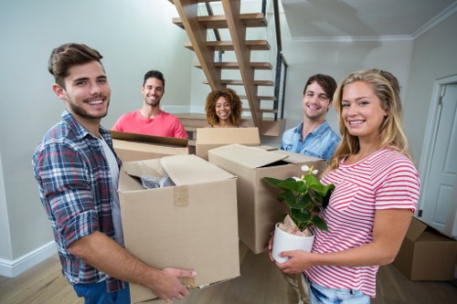 Local moving truck for residential and commercial moves in Colliers Wood