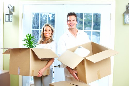 Local packing boxes service for residential and business moves in Colliers Wood