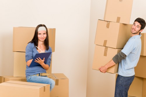 Transporting household items with access challenges in Colliers Wood